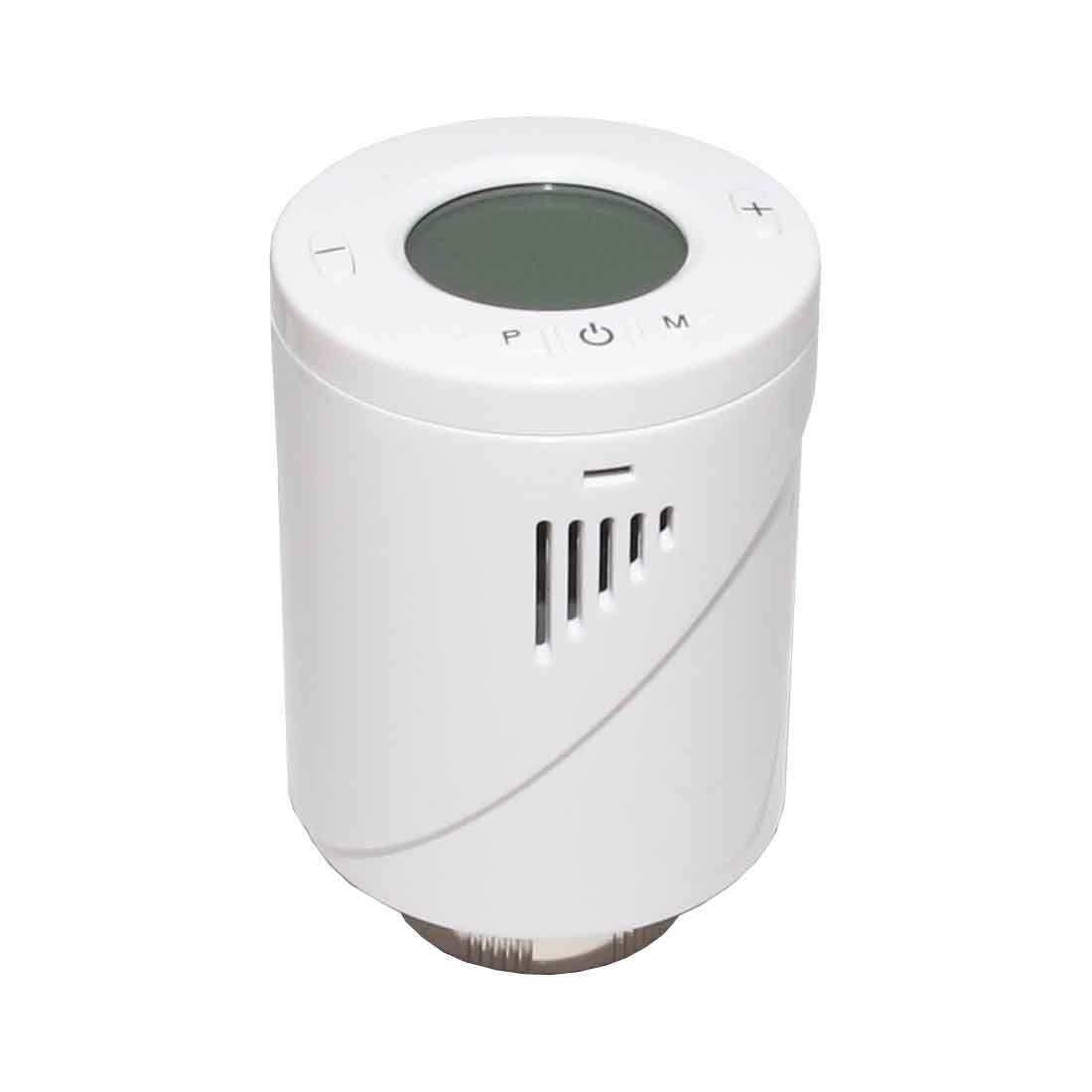 LOWENERGIE Electronic TRV Radiator Thermostat Valve Digital Programmable Head Thermostatic (1, Programmable Thermostat)