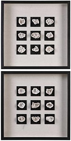 Argon Lights The Geode Linen Shadow Box by Grace Feyock