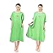 WloveTravel Microfiber Changing Towel Quick Dry Hooded Bath Robe Surf Poncho Beach Beach Sunscreen Cloak (Fruit Green)