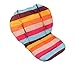 MOKRIL Baby Stroller/Car Seat/High Chair Rainbow Striped Breathable Water Resistant Cushion Liner Mat Pad Cover Protector