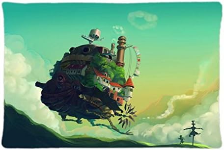 Studio Ghibli Personality Custom Home Decorative Pillow Cover Zippered Pillowcase (20x30 inch) Haitaowong Design