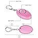 Personal Self Defence Alarm 120DB SOS Emergency Alarm Safety Alarm Keychain For Women,Kids,Girls,Superior,Elderly,Explorer Self Defense Electronic with Pripaso (2pack,Pink)