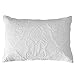 Brandream White Paisley Quilted Pillow Shams Cotton Standard Size Pillow Cases Set of 2 Comfy Soft Decorative Pillow Covers