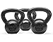 Yes4All Kettlebell Sets - 10, 15 & 20 LB Cast Iron Strength Training Kettlebells, Wide Handles & Flat Bottom for Push Ups, Swings, Squats & Full Body Workout at Home or Gym