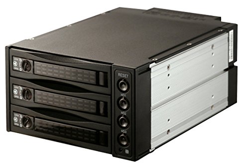 image for EZDIY-FAB EZDIY 3 Bay Hot Swap Mobile Rack for 2.5” or 3.5” SSD/HD
