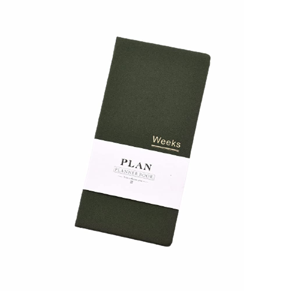 Undated Pocket Weekly Planner Schedule Organizer Agenda Year Month Week Plan A6 Notebook