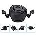 DEWIN Intex Air Mattress Plug - 3 in 1 Air Valve Secure Seal Cap for Intex Inflatable Airbed Mattress Black