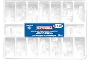 1.911 Dental Transparent Crowns Matrices Matrix 64 pcs/pack (Posterior) TOR VM