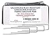 Pinnacle Mercantile 100 Pack Garden Stakes Landscape Staples Weed Barrier Fabric Galvanized 6 inch Pins Anti Rust Sod Staple 11 Gauge Steel USA Made primary