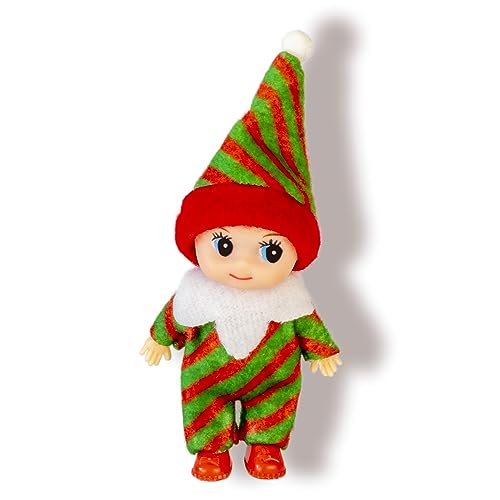 LitoMagic Christmas Baby Elf Doll Holly