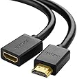 UGREEN HDMI Cable Extension, HDMI Male to Female Cable, 4K 3D HDMI Extension Lead for HDTV, PC, Laptop, Roku, Xbox One / 360, PS 3 / 4, Chromecast Ultra, Oculus Rift CV1 and More