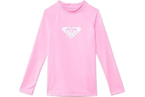 Roxy Girls' Whole Hearted Long Sleeve Rashguard Surf Shirt