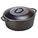 Lodge 5 Quart Cast Iron Dutch Oven. Pre-Seasoned Pot with Lid and Dual Loop Handle primary