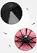 Jenabee® Blooming Flower Black Vinyl UV Protective Canopy Parasol UPF 40+ Sun Block Umbrella Summer Shady Sun Umbrella
