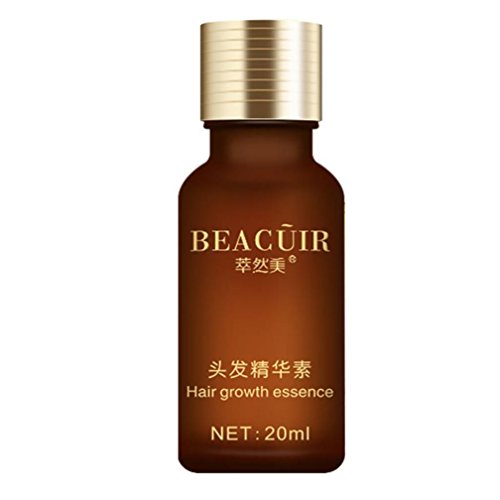 Besde Hair Care Essence Treatment For Men and Women Hair Loss Fast Powerful Hair Growth Serum Repair Hair Root (Browm, 20ml)
