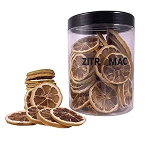 Gedroogde gele citroen voor cocktails. Droog fruit zonder suiker voor cocktails / decoratie / banketbakkerij / Kerstmis…