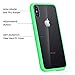 Besgoods 10-Pack Colorful Clear Case Slim Fit Thin Cute Protective Phone Cases with Soft TPU Gel Bumper Hard PC Back Cover Skin Compatible with iPhone X / 10