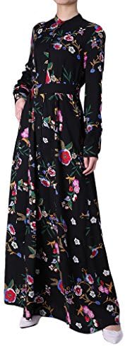 INGSIST Arabic Clothing Elegant Muslim Long Dress