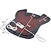 Tech Love Neck Heating Pad Electric Shoulder Heat Wrap with Auto Shut Off and Continuous on, Large Moist Heated Pads, Charcoal Gray