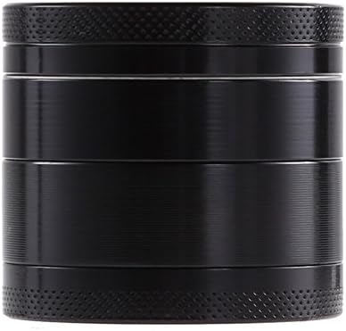 LS4G Balck Mini 4 Layers Alloy Metal Tobacco Crusher Hand Muller Smoke Herbal Herb Grinder -All U Need