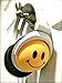 Original Authentic Happy CANZ Headphones by Roxant with Smiley Face Emoji, Foldable, Fully Adjustable Over-Ear Padded Comfort