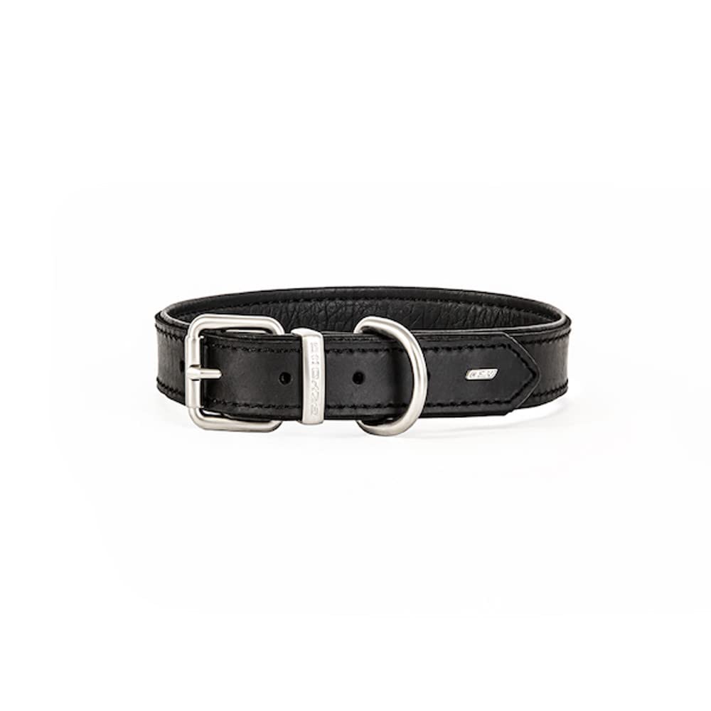 EzyDog Item Details Oxford Premium Adjustable Leather Dog Collar - Large - Black