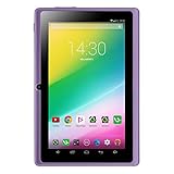 iRULU eXpro X1 7 Inch Quad Core Google Android Tablet PC, 1024600 Resolution, 8GB Nand Flash, Wi-Fi, Games, Dual Cameras (Purple)