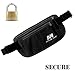 Advantage World Travel Money Belt. The Undercover Hidden Waist Stash in Black with RFID. Sturdy and Secure.