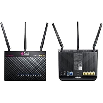 T-Mobile T-Mobile (AC-1900) By ASUS Wireless-AC1900 Dual-Band Gigabit Router, AiProtection with Trend Micro for Complete Network Security (Certified Refurbished)