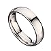 MJ 5mm Polished Titanium Wedding Band Comfort Fit Band