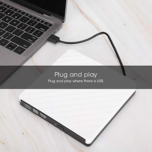 Externe optische drive, USB3.0 optische schrijver-recorder, slanke draagbare externe dvd-writer, optische dvd-drive voor… - Image 5