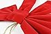 Red Velvet Christmas Bow 9-inch X 16-inch, 20 Pack of Holiday Bows