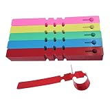 Plastic Tree Tags 500 Pcs Garden Plant Labels Nursery Garden Labels 2x21cm Wrap Around Hanging Tags(500 PCS,Colorful)