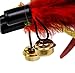 Freedi 4Pcs Cat Toys Artificial Feather Teaser Wand Toy with Bell Pet Funny Exerciser Interactive Play Feather Toys