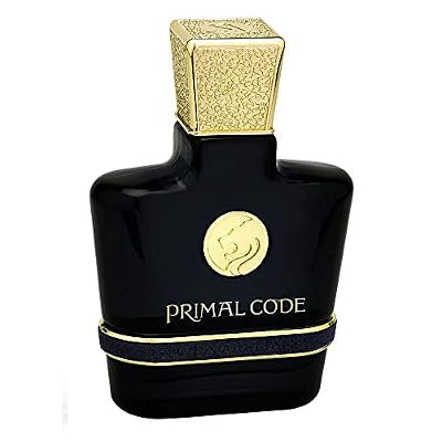 PRIMAL CODE, Eau de Perfume 100mL | Aromatic Fougere Fragrance for Men | Herbal, Mint, Cardamom, Violet, Pink Pepper, Lavender, Sage and Cinnamon | Parfum by Swiss Arabian Oud | Intense Cologne Spray