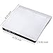 External CD Drive, MMUSC USB CD/DVD-RW Drive, Slim High Speed CD Player Burner for MacBook Air Pro/Air/iMac and Laptop Desktops Support Windows/Vista/7/8.1/10, Mac OSX (White)