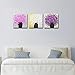 Mon Art-Watercolor Pink Flower Oil Painting Hand Painted 3D Picture Wall Art for Bedroom Living Room Handmade Drawing Artwork Modern Decoration Home Decor,16