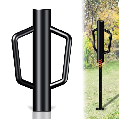 Fence Post Driver with Handle 12LB, T Post Pounder for Wire Fencing,