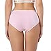 TEERFU 5Pack Womens Brief Soft Underwear Breathable Panties 5Colors X-Large