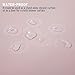 AmazerBath Light Pink Shower Curtain Plastic 72x72 Inches, Premium PEVA Shower Curtain Pink, 8G Heavy Duty Shower Curtains for Bathroom with 3 Big Weighted Stones and 12 Rustproof Grommets