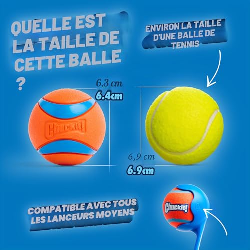 Chuckit! Ultra Balls Medium - Pack of 2 Suitable for all breeds of dog
