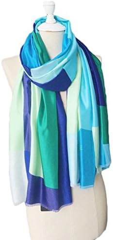 Women's Fashion Long Shawl Big Grid Autumn Warm Lattice Large Scarf (1