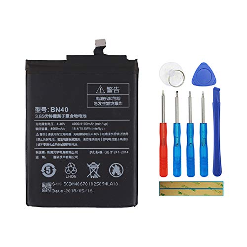 Shidai BN40 Replacement Battery for XIAOMI Redmi 4X Egypt Ubuy
