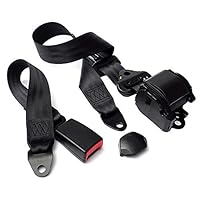 JUST N1 Car Seat Safety Belt Adjuster Universial Auto Vehicle Harness Kit Retractable 3 Point Safety Seat Belt Straps
