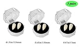 3 Pairs, Vampire Teeth for Halloween Party Cosplay Prop Decoration Horror False Fangs