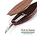 Gimars Sharp 420J20 Japan Stainless Iron Wood Spoon Carving Knives Kits Tools Set, Linoleum Cutters, Whittling Chip Detail Carving Knives with Polishing Leather Strop for Beginners Professional, 3 pcs