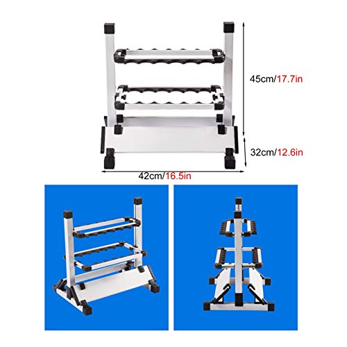 ZJMK Angelrutenhalter Angelrutenlager mit 24 Ruten, Garage/Fischerhütte/Lager/Wohnung Rutenhalter Organizer Display… – Bild 6
