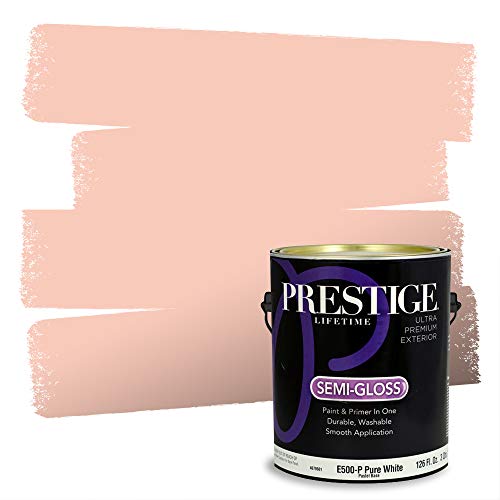 PRESTIGE Paints E500-P-24BM Paint and Primer In One, 1 gallon, Coral Buff