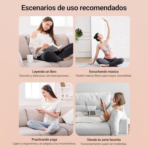 JESWO Extractor de Leche Electrico portatil, Extractor de Leche Manos Libres Recargable, 4 Modos y 9 Niveles, Pantalla LED, Ultra Silenciosa y Sin Dolor, con Flange de 27mm, 24mm, 21mm