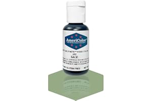 AmeriColor, Sage, 0.75 Ounce Bottle, Soft Gel Paste Food Color